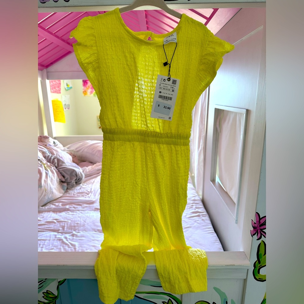 Brand New Zara kids jumpsuit size 6